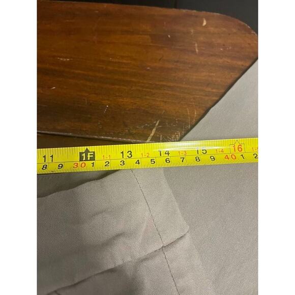 SOHO Apparel Tan Stretch Pants 1X Pull-On Belted Casual Trousers - Picture 7 of 9